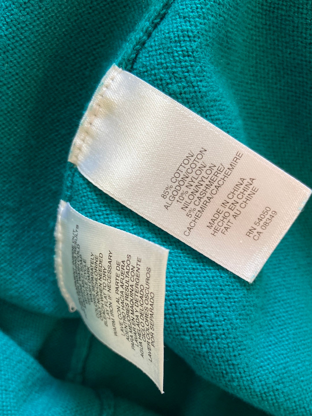 AQUA SWEATER DRESS Jones NY Size M