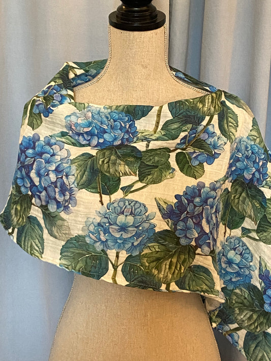 Royal Blue Hydrangea Poncho