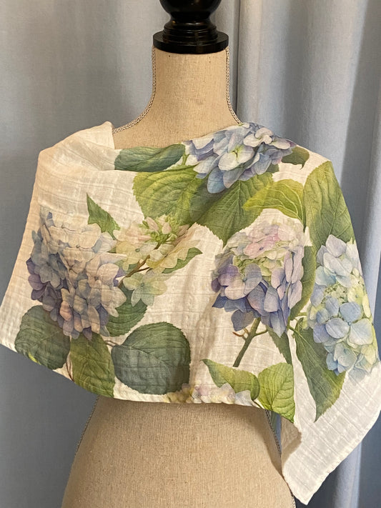 Light Blue Hydrangea Poncho