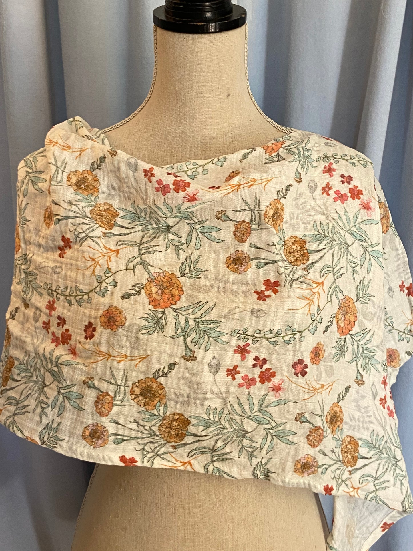 Yellow Marigold Poncho