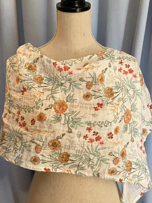 Yellow Marigold Poncho