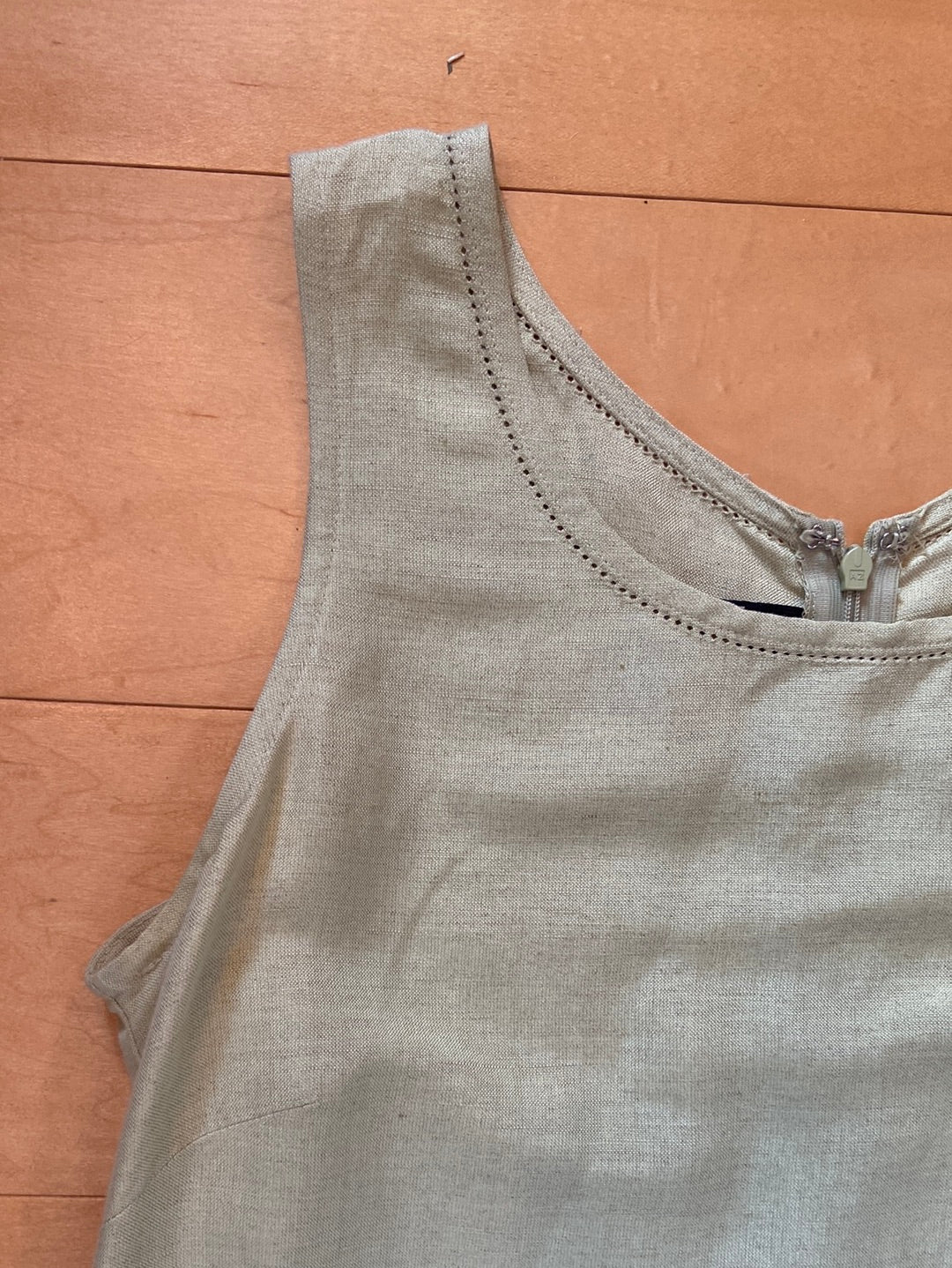 LIGHT GREEN LINEN Sigrid Olsen Size 4