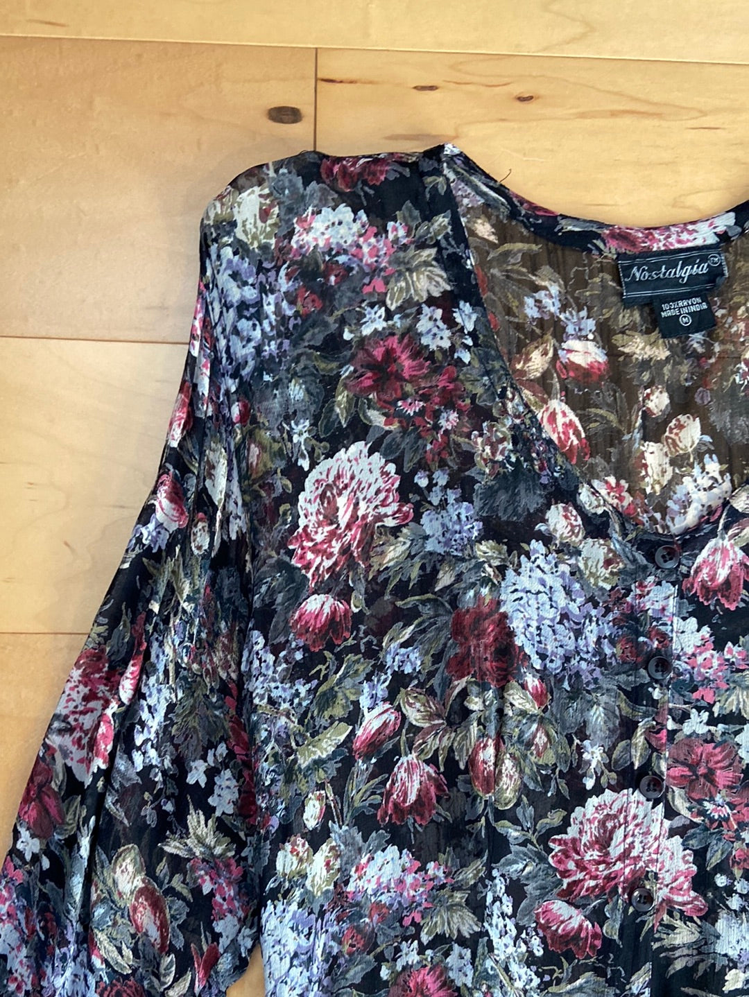 DARK FLORAL Nostalgia Size M