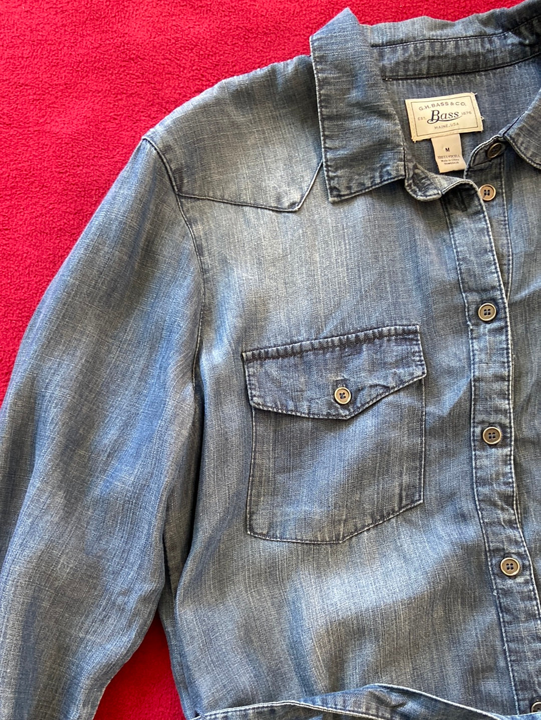 DENIM DRESS Bass Dress Size M