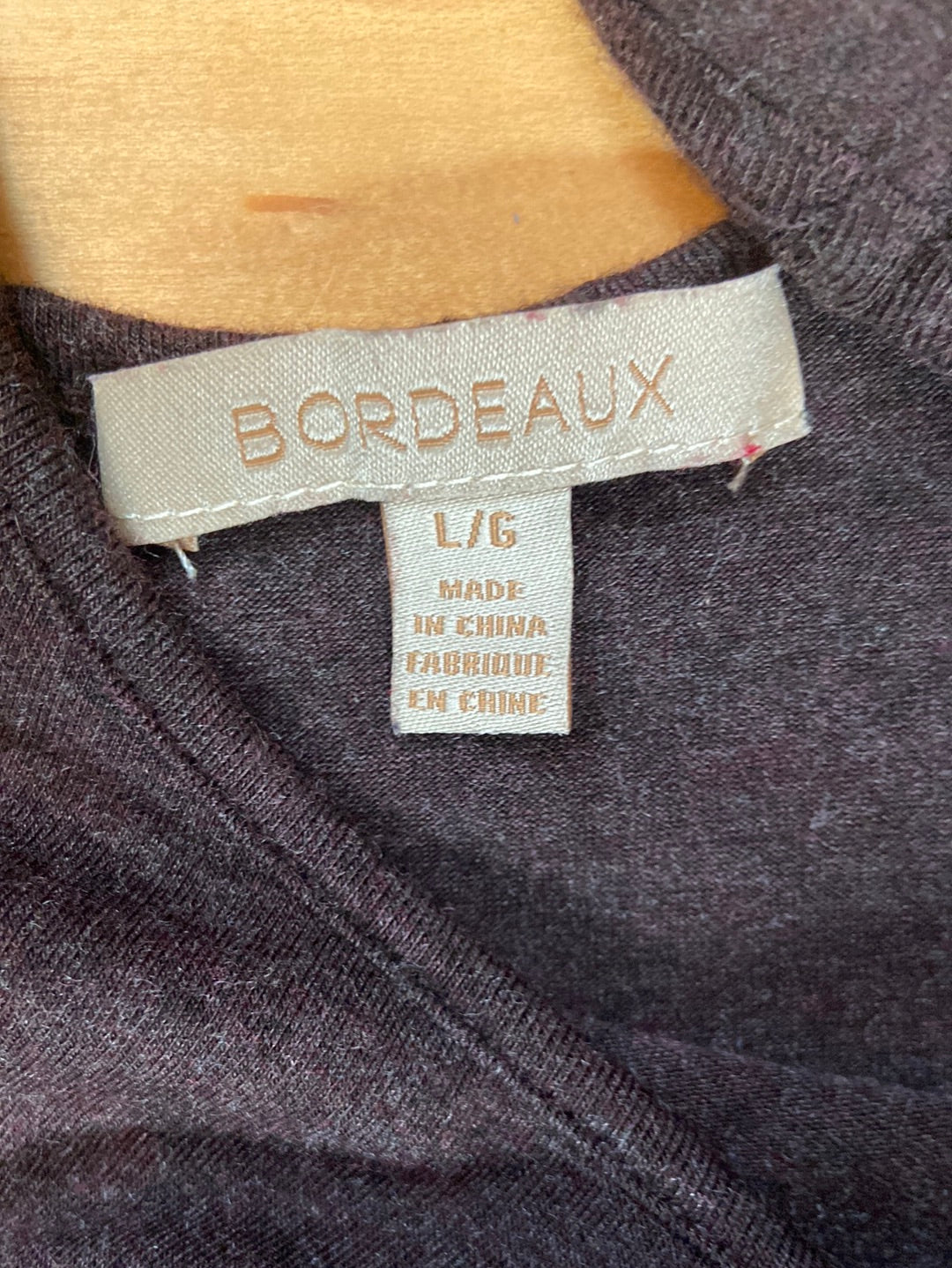 BROWN MAXI Bordeaux Size L