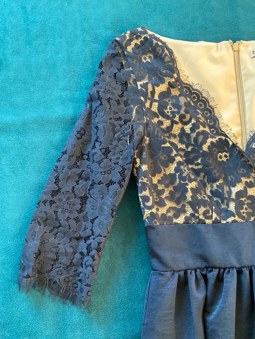 NAVY LACE Eliza J Size 2