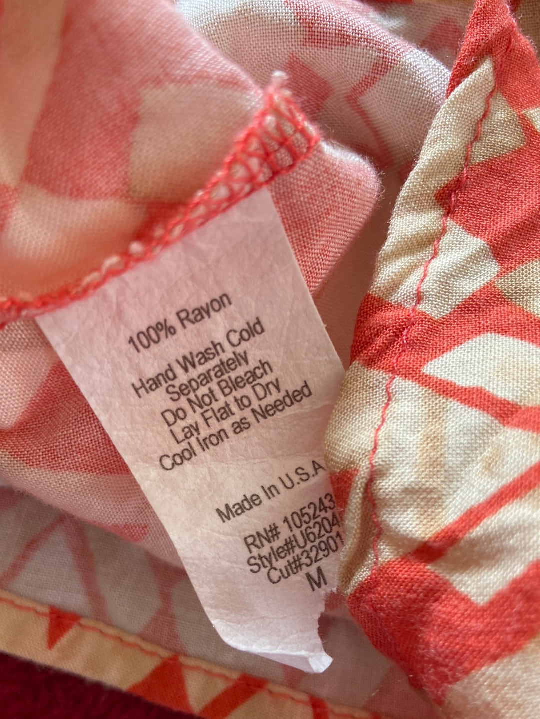 CUTE CORAL No Label Dress Size M