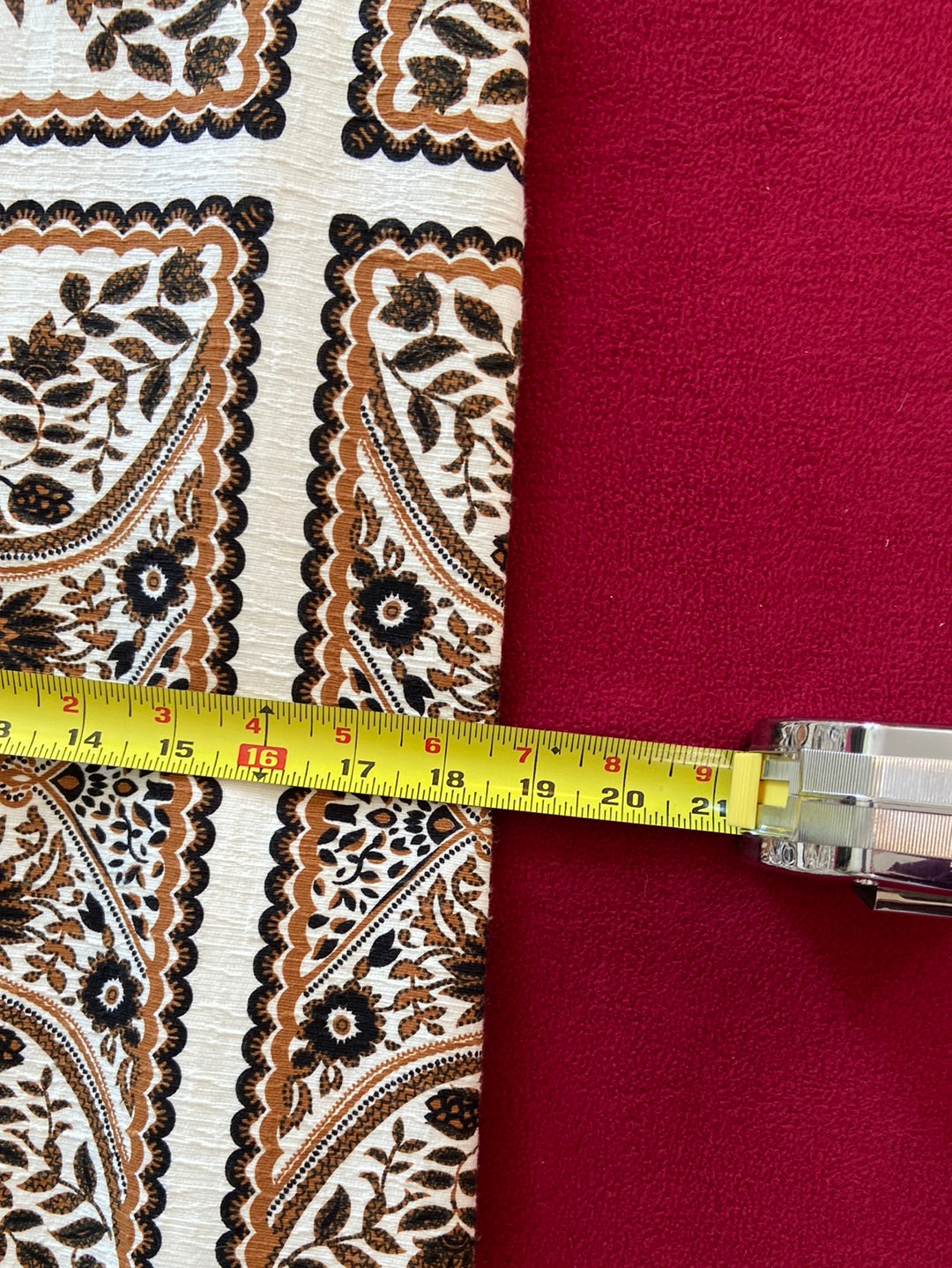 COTTON COMFORT Max Mara Brown Print Dress Size 4