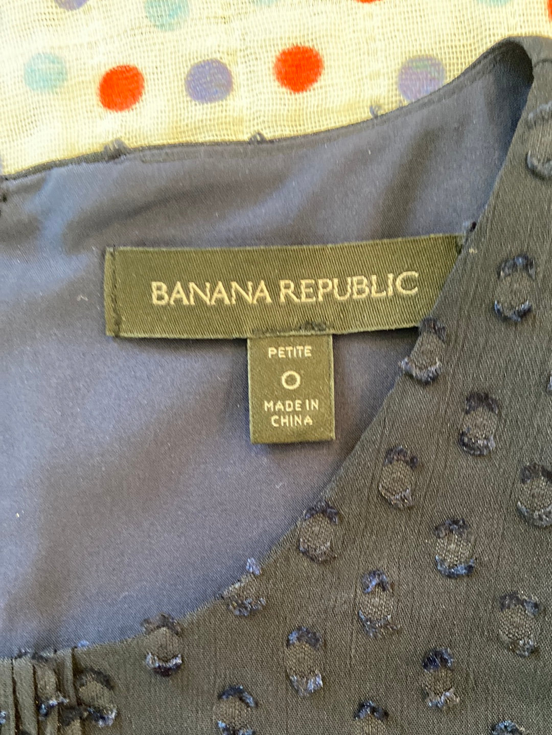 Banana Republic Navy Blue Dress Size 0P