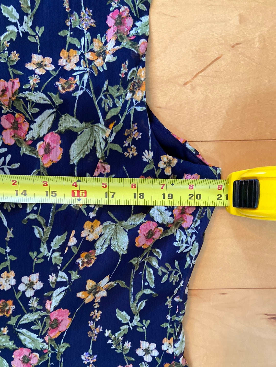 NAVY FLORAL North Style Size 16