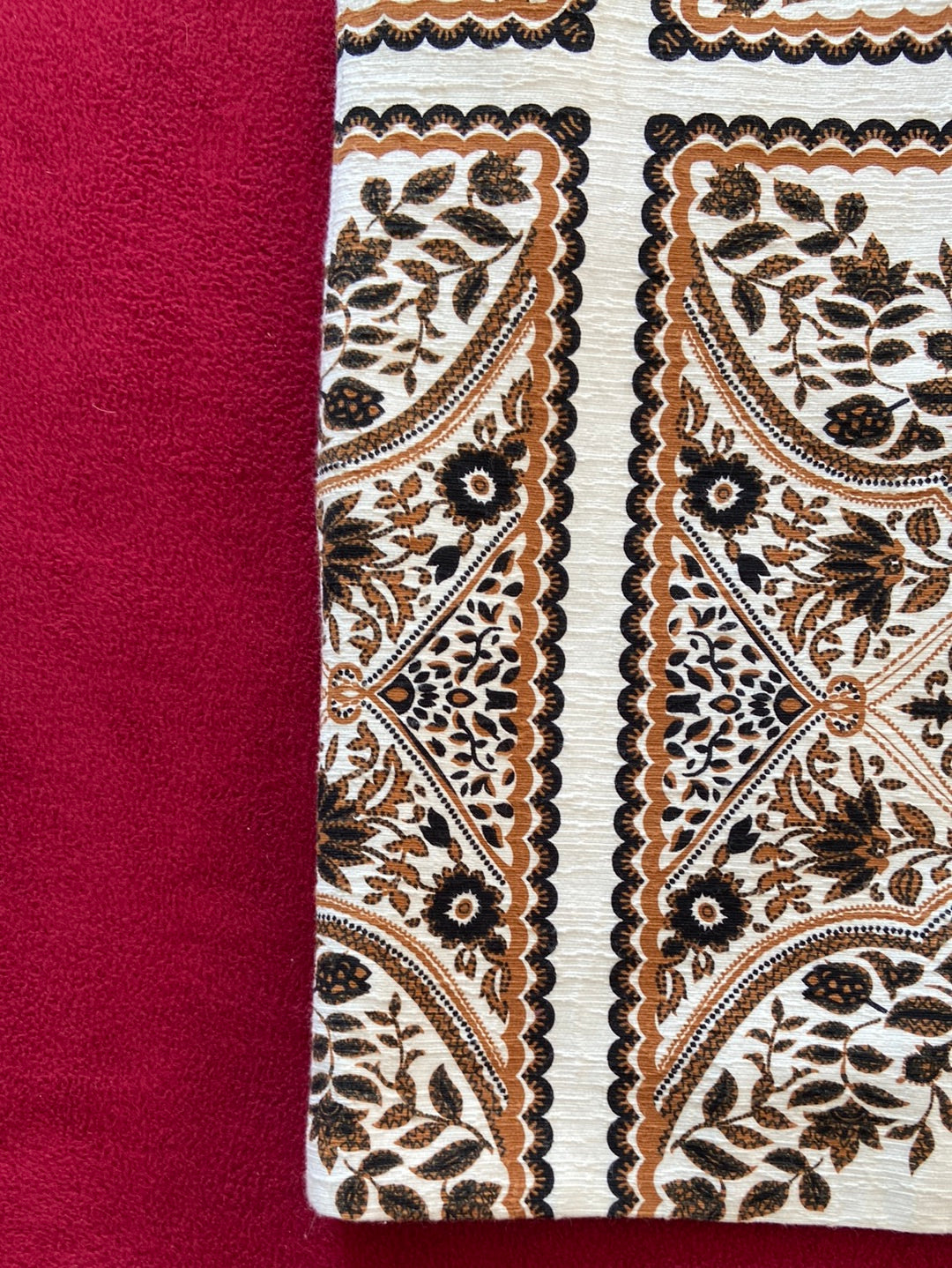 COTTON COMFORT Max Mara Brown Print Dress Size 4