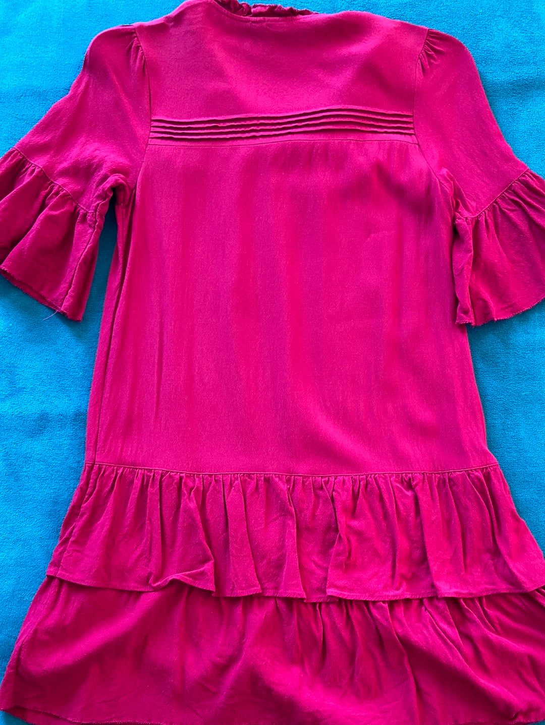 PINK PERFECTION Gap Hot Pink Dress Size XSP