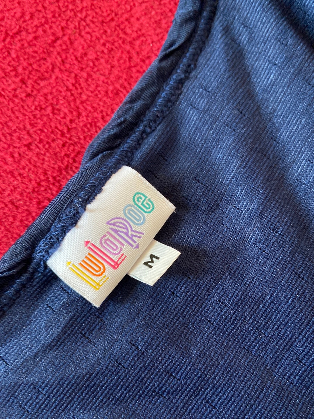BLUE BASIC LuLaRoe Navy Dress Size M