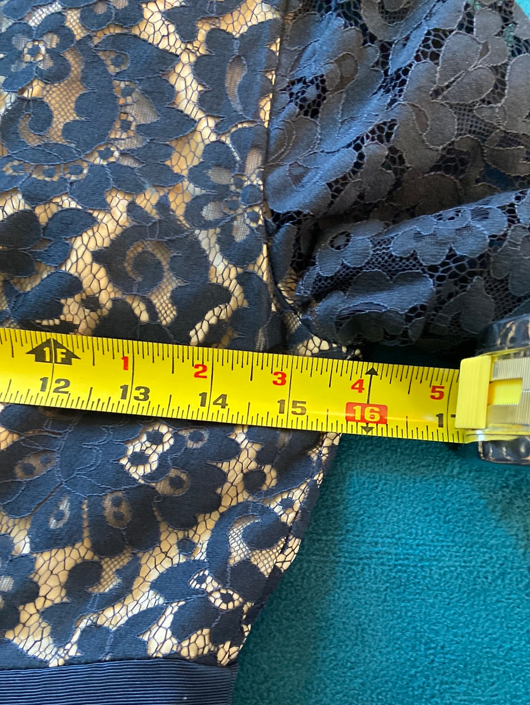 NAVY LACE Eliza J Size 2