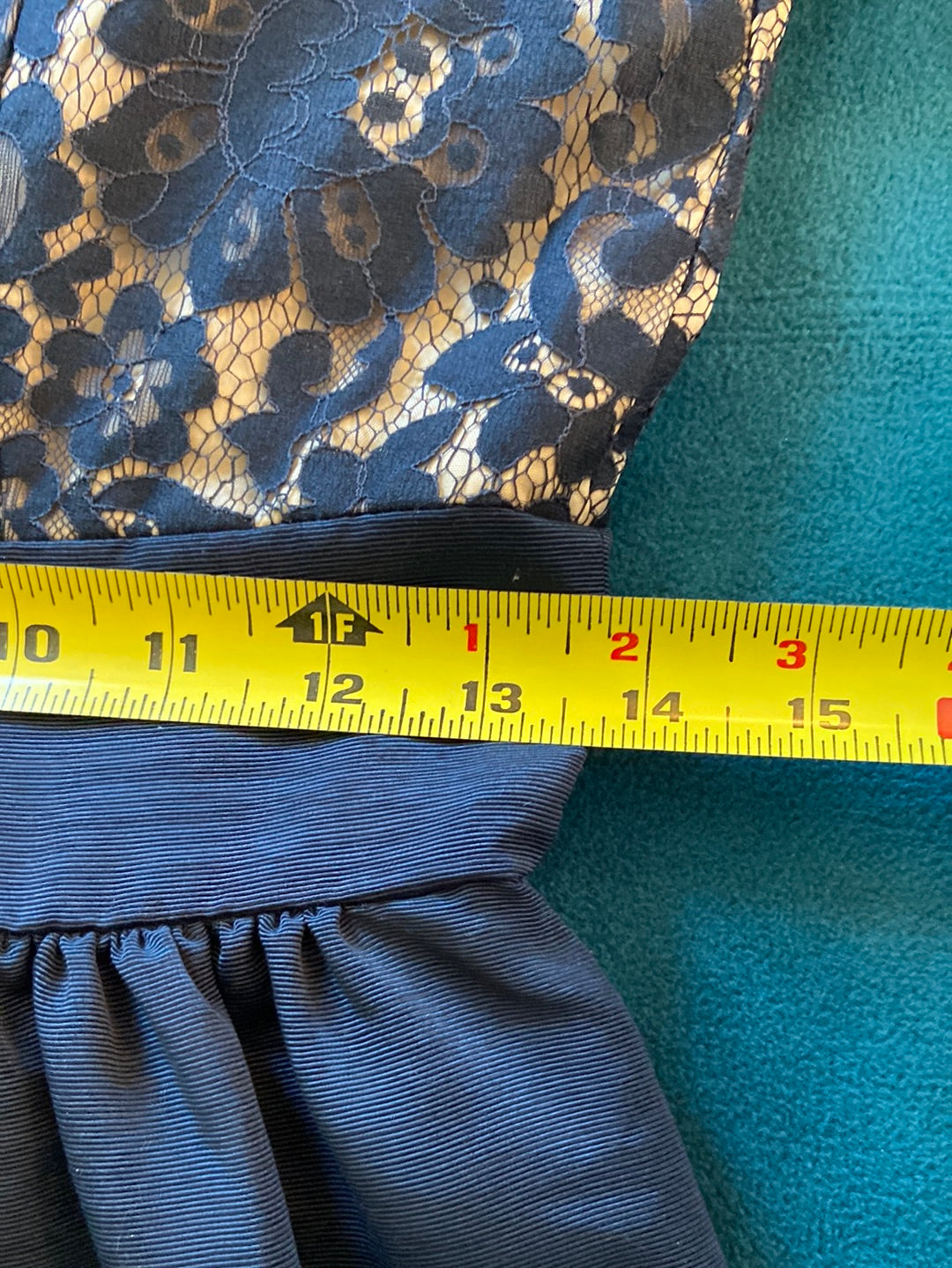 NAVY LACE Eliza J Size 2