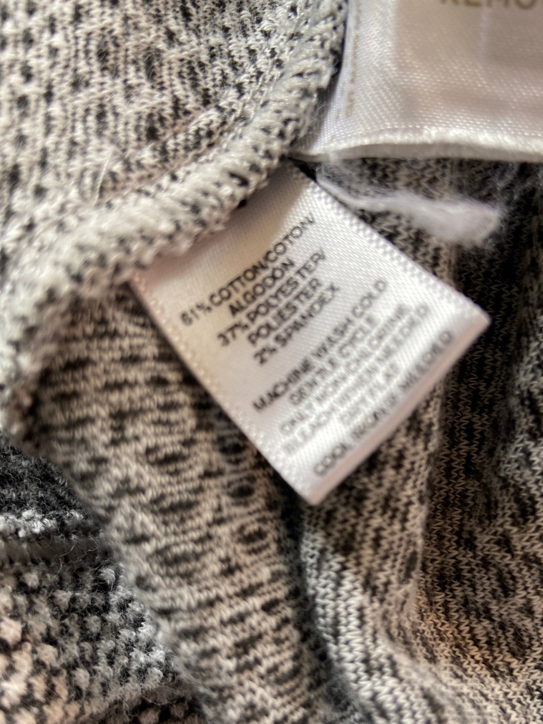 HEATHERED WHITE Loft Dress Size L