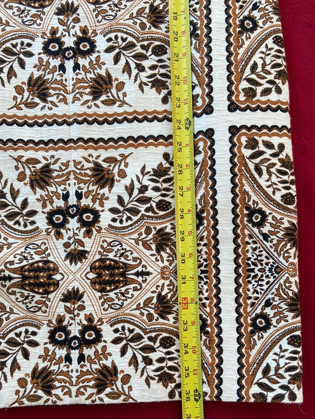 COTTON COMFORT Max Mara Brown Print Dress Size 4