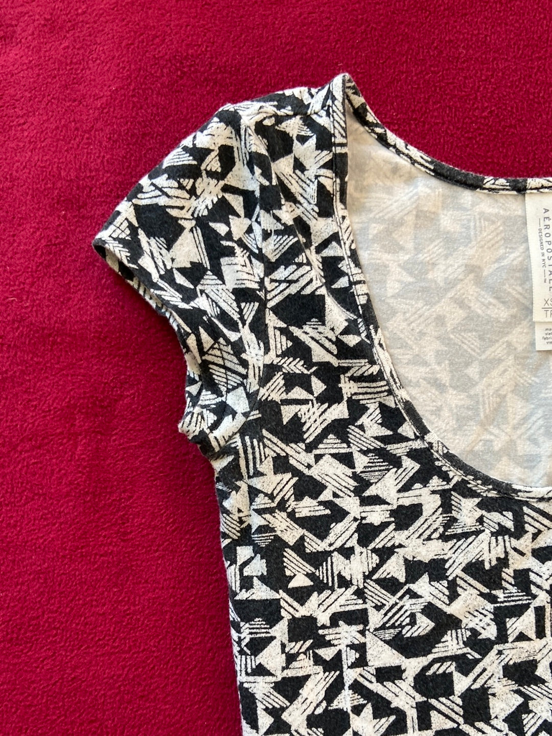 GRAPHIC GRAPHITE GRAY Aeropostale Dress Size XS