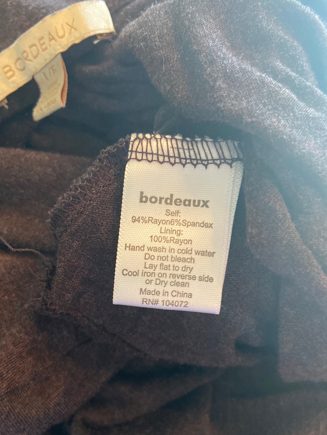 BROWN MAXI Bordeaux Size L