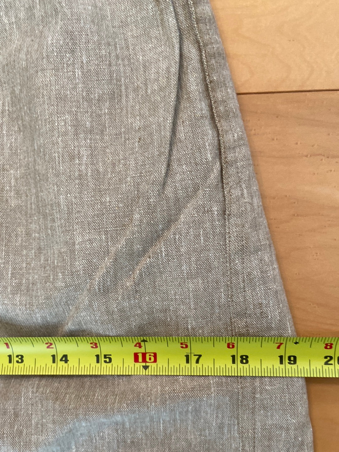LINEN SKIRT SET No label Size M