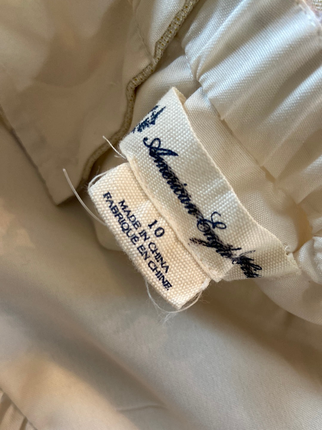 IVORY IKAT PRINT American Eagle Size 10