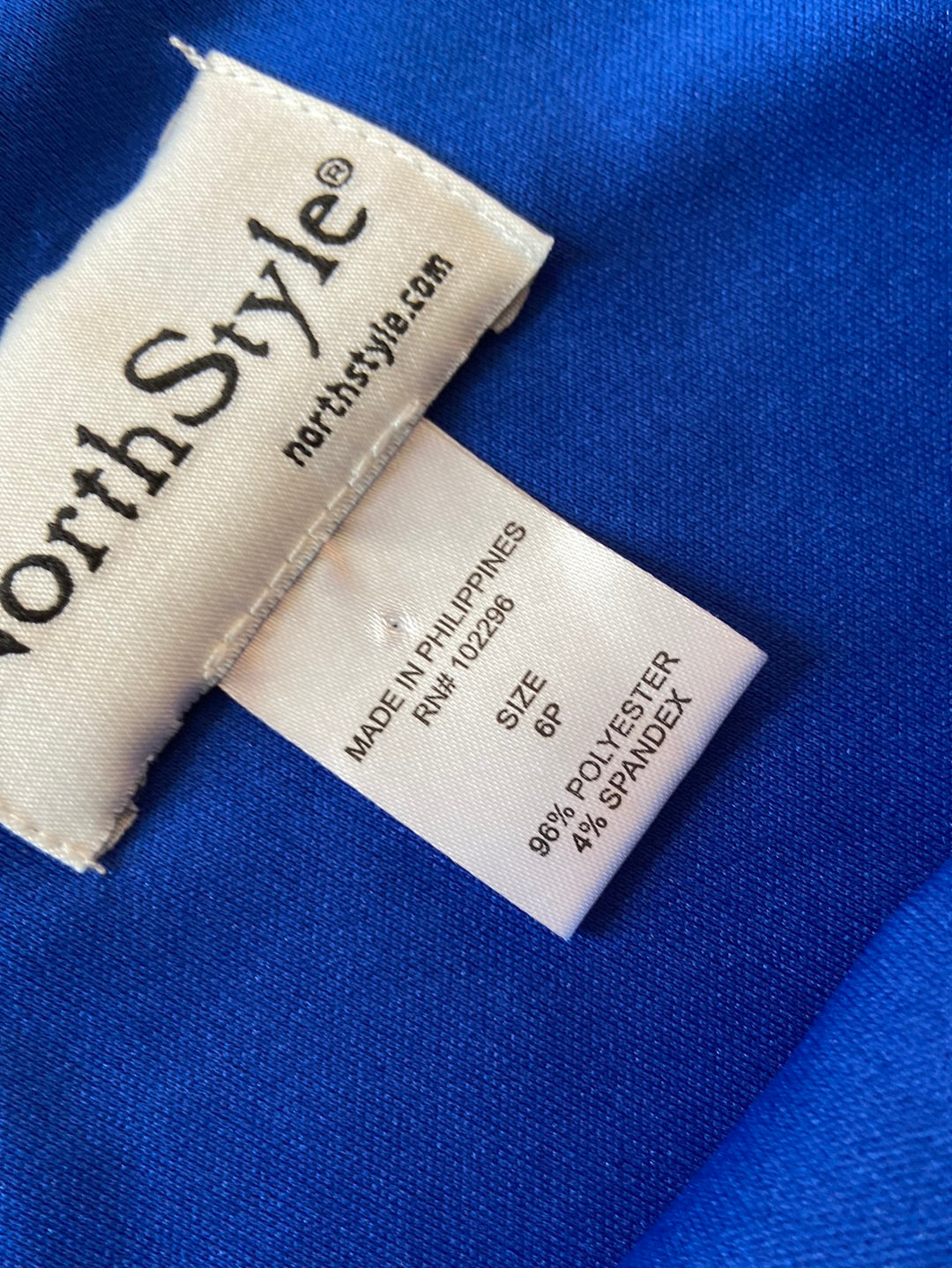 ROYAL BLUE North Style Dress Size 6P
