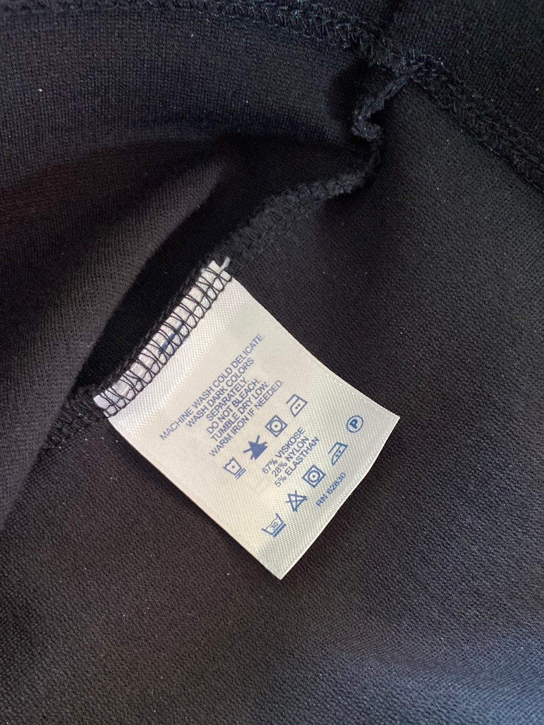 BLACK BASIC Lands End Dress Size 12