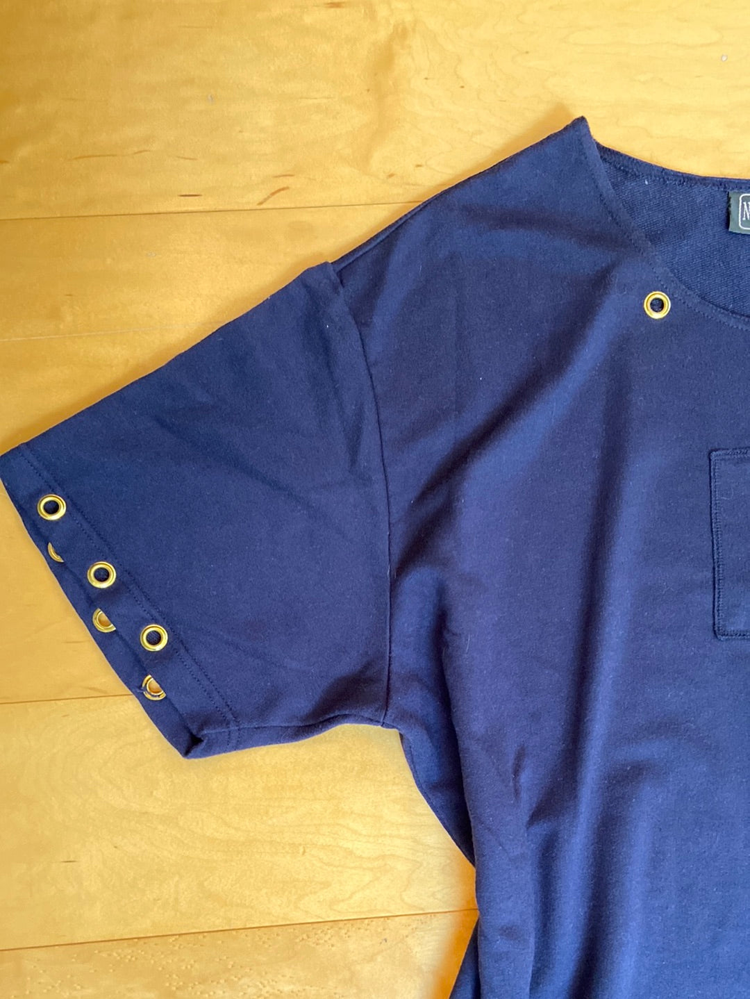 BLUE BOAT DRESS Needle & Threads Size 1X