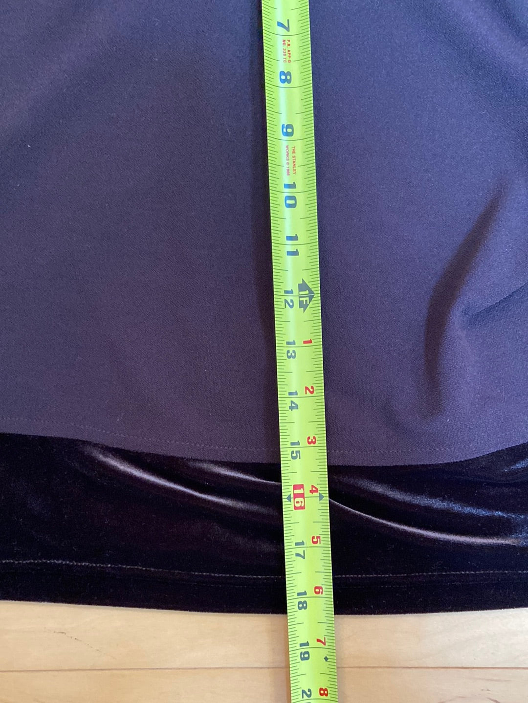 BROWN VELOUR Cold water Creek Size MP