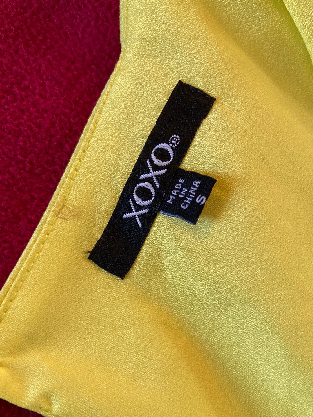 YELLOW FUN XOXO Dress Size S