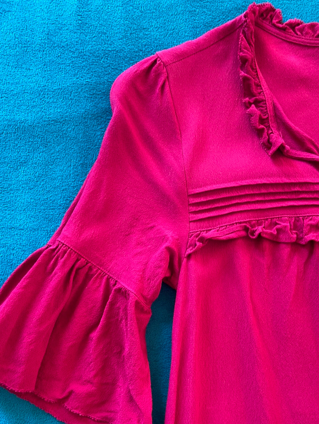 PINK PERFECTION Gap Hot Pink Dress Size XSP