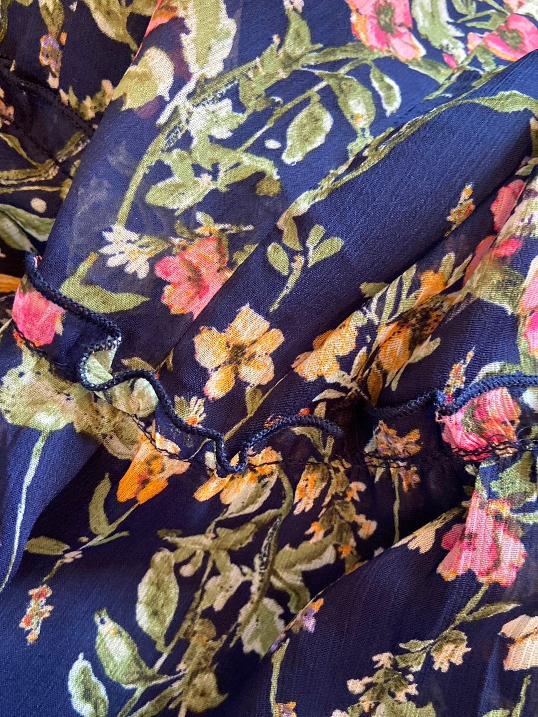 NAVY FLORAL North Style Size 16