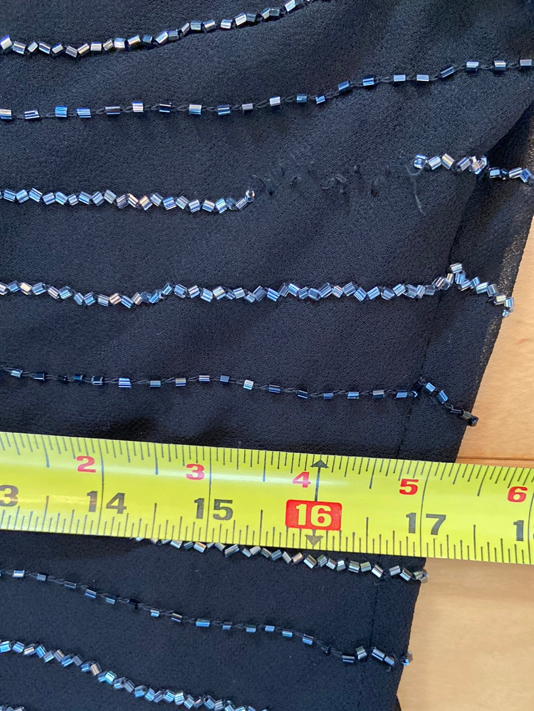 BEADED BLACK JKARA Size 18