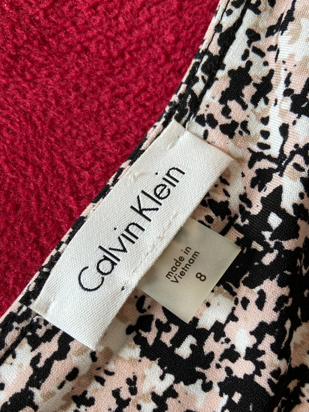 BLUSH WRAP Calvin Klein Dress Size 8