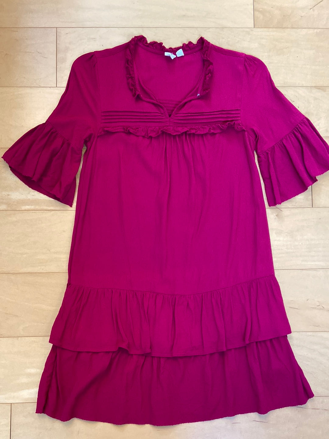 PINK PERFECTION Gap Hot Pink Dress Size XSP
