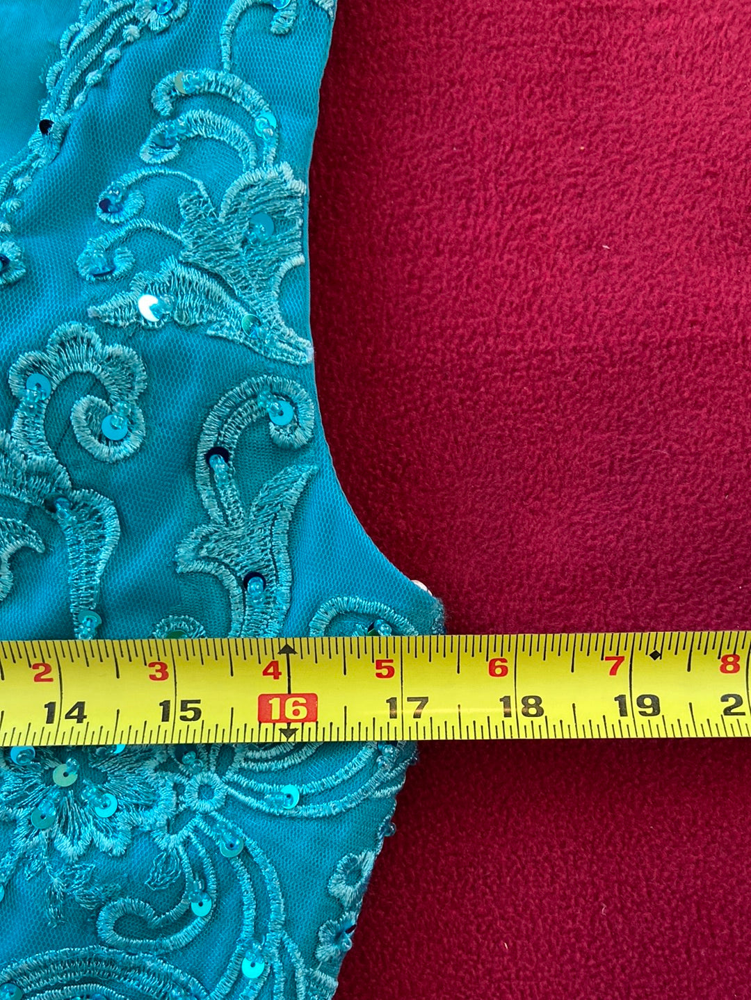 AWESOME AQUA JJ’s House Fit & Flare Dress Size 6