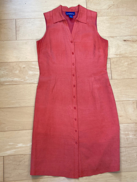 ORANGE CLASS Charter Club Dress Size 8P