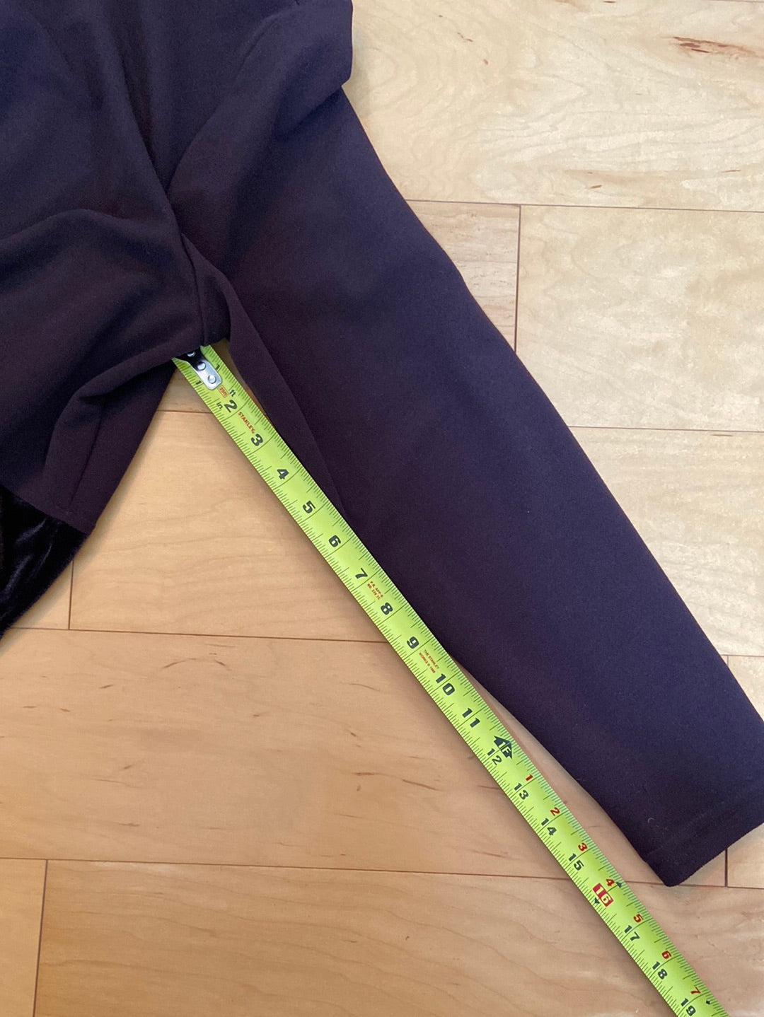 BROWN VELOUR Cold water Creek Size MP