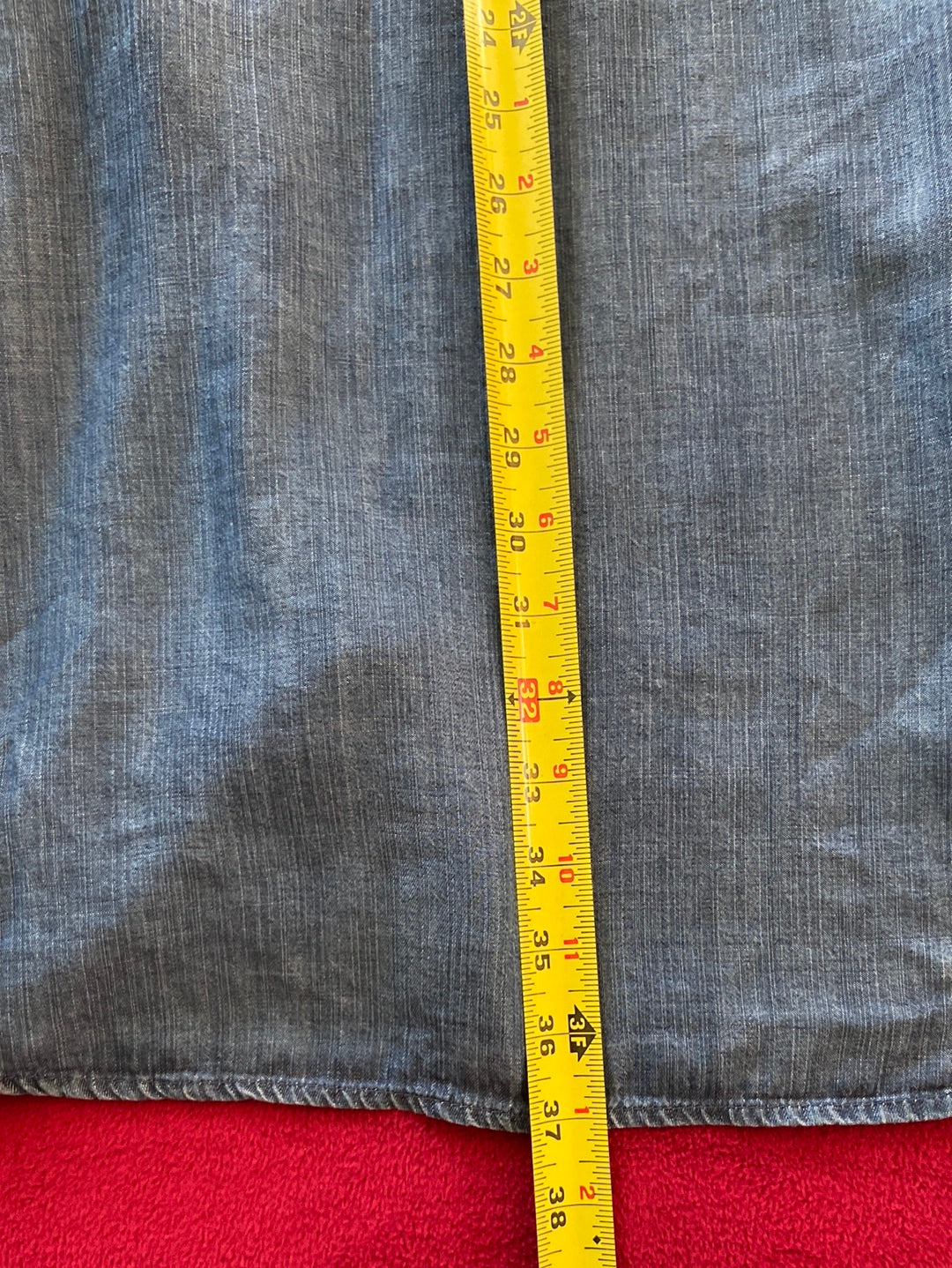 DENIM DRESS Bass Dress Size M