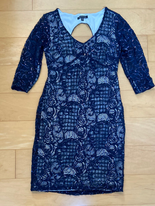 BEAUTIFUL BODY CON Marina Navy Dress Size 4