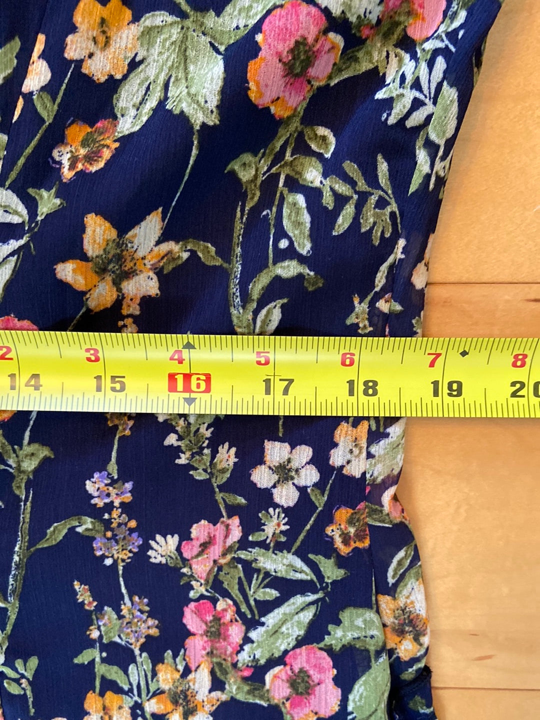 NAVY FLORAL North Style Size 16