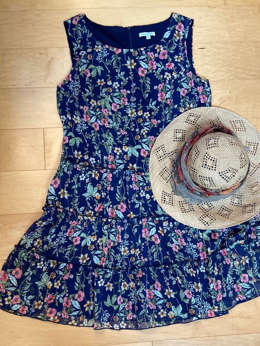 NAVY FLORAL North Style Size 16