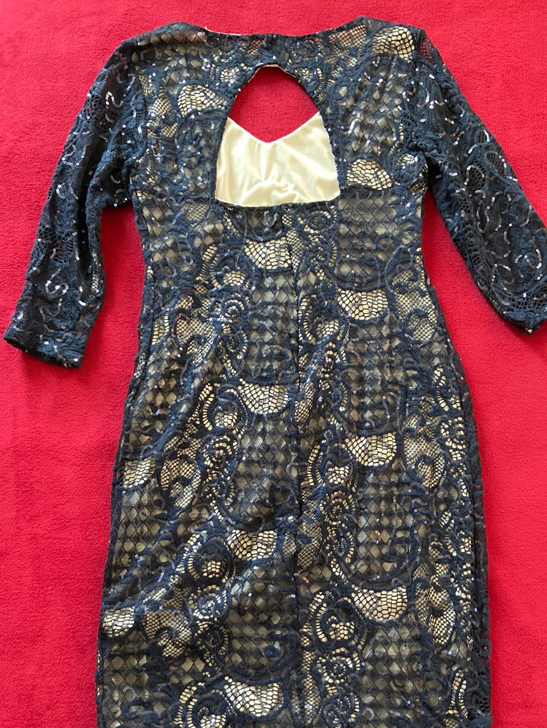 BEAUTIFUL BODY CON Marina Navy Dress Size 4