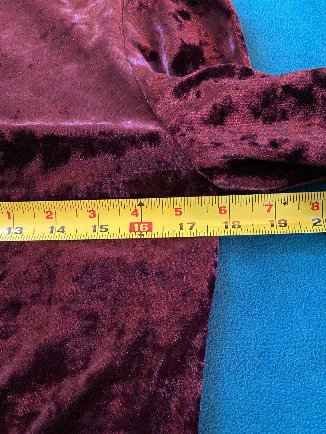 MAROON VELVET London Times Size 10